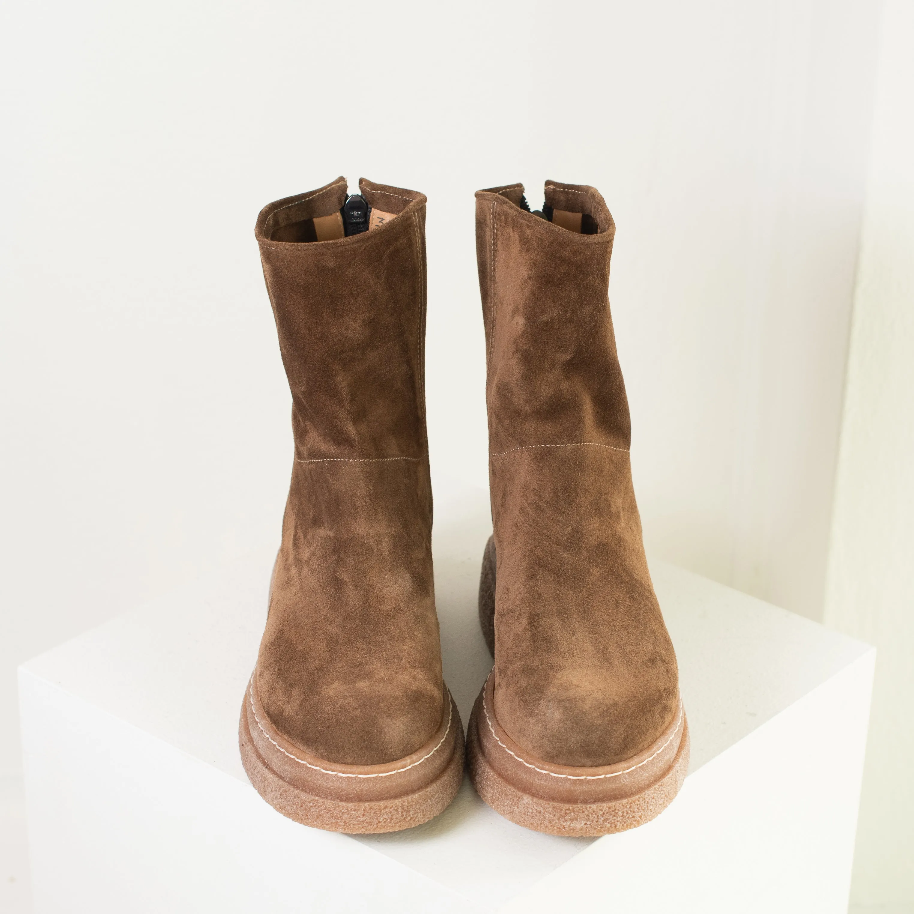 Alberto Fasciani "Gill Platform Boot" (brown suede)