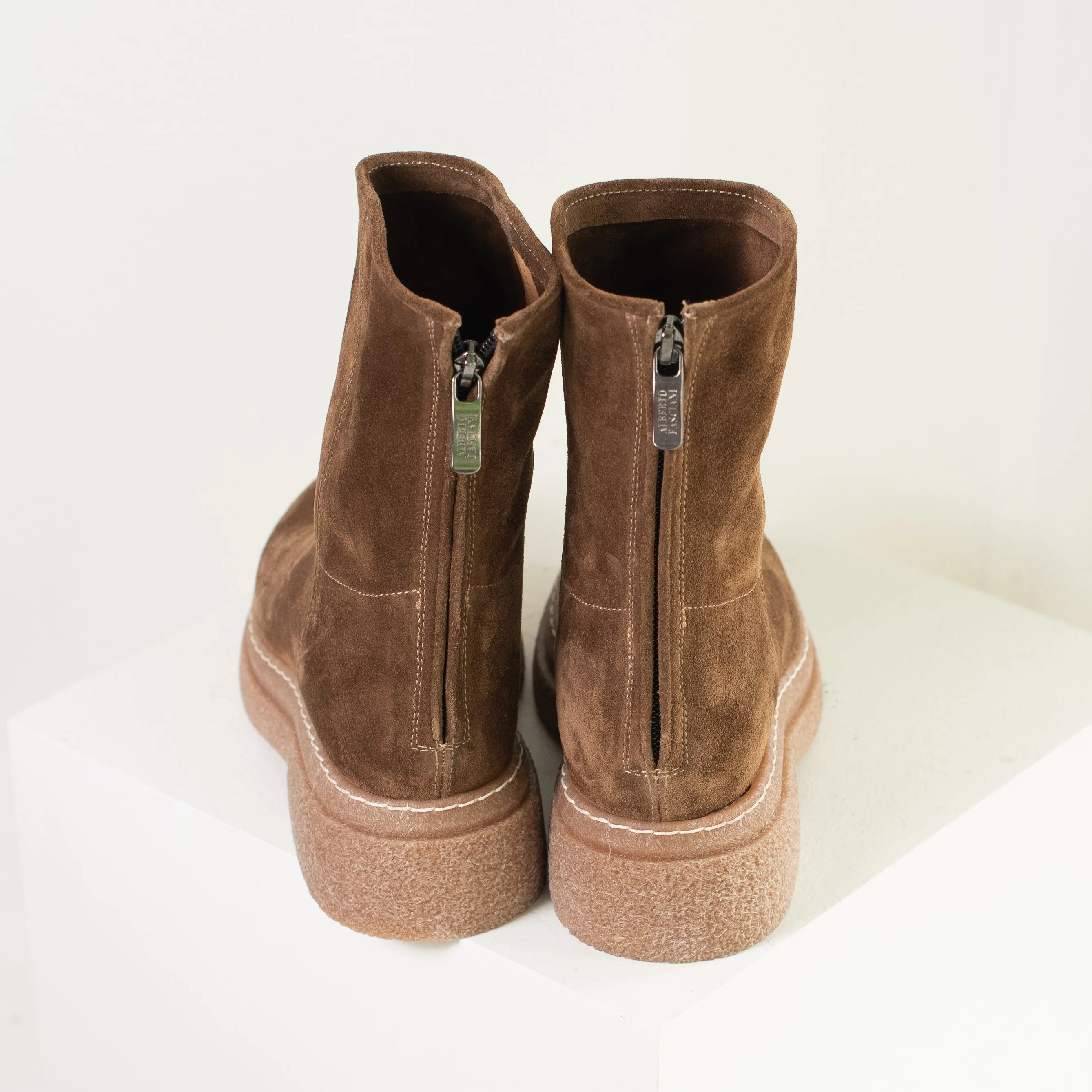 Alberto Fasciani "Gill Platform Boot" (brown suede)