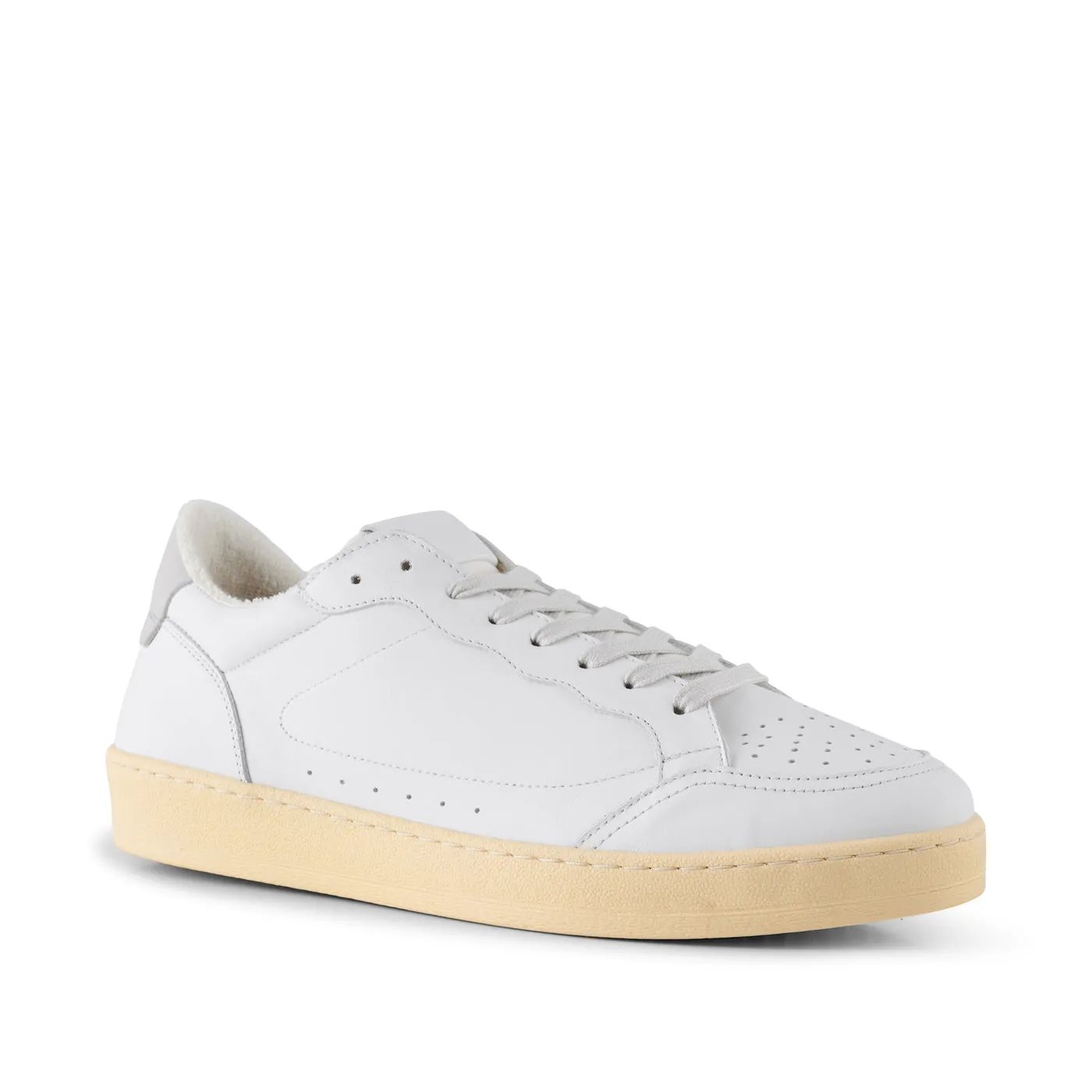 Babtiste sneaker leather - WHITE / WHITE