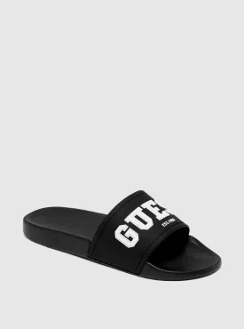 Black Elliot Slide Sandals