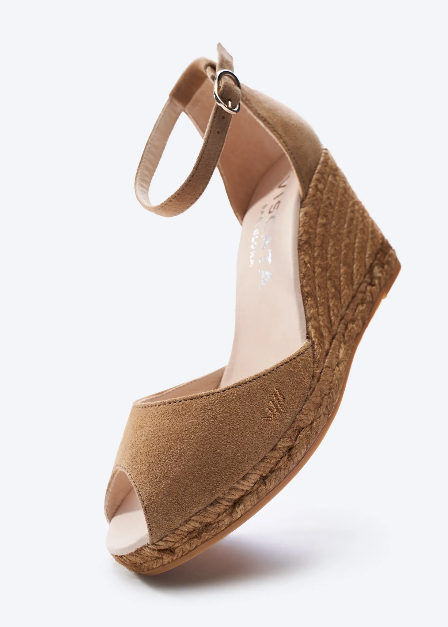 Caprubi Suede Espadrille Sandal Wedges