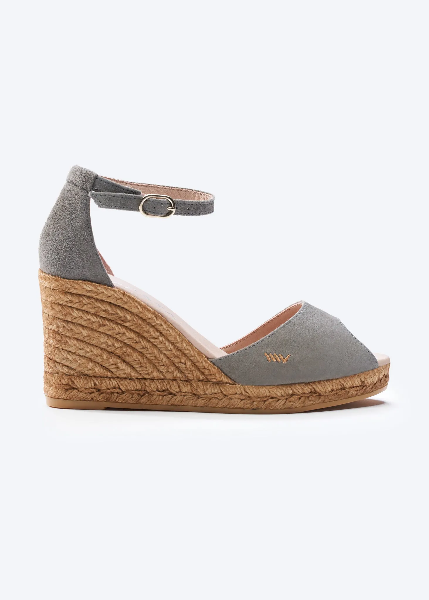 Caprubi Suede Espadrille Sandal Wedges