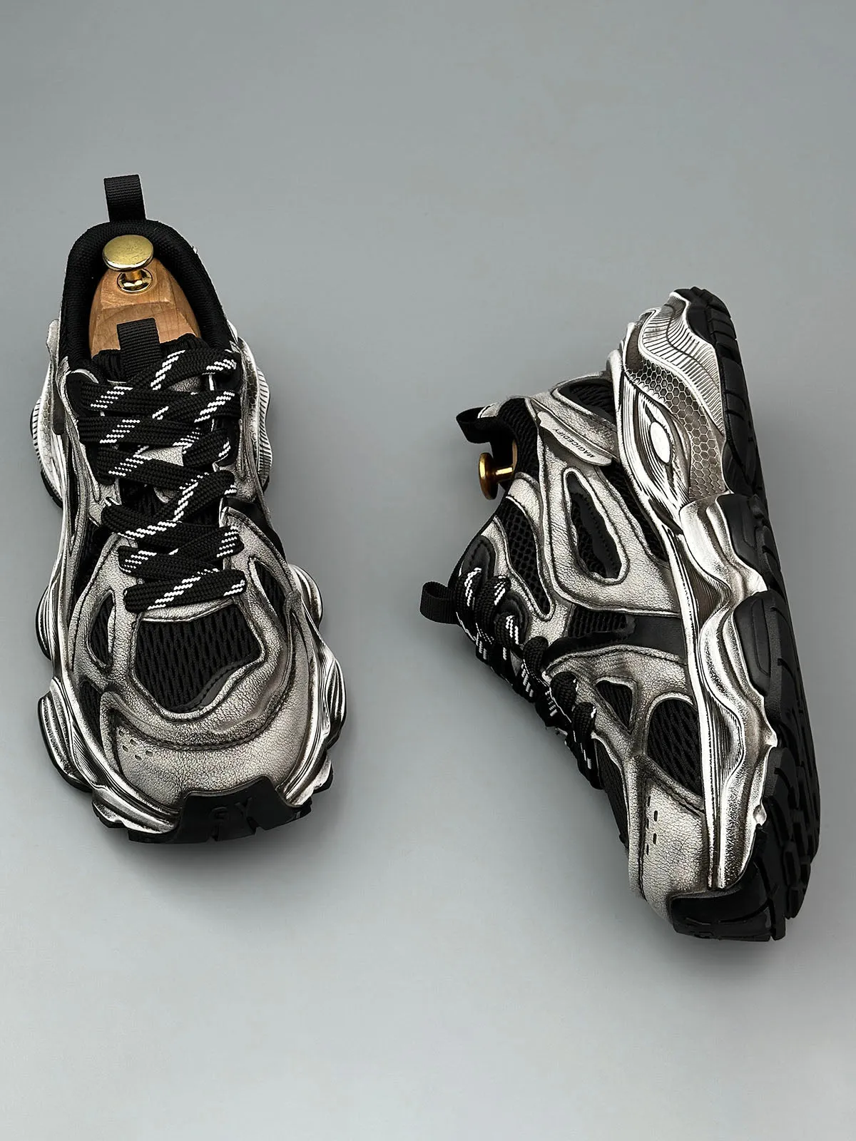 Chunky Sole Breathable Running Sneakers