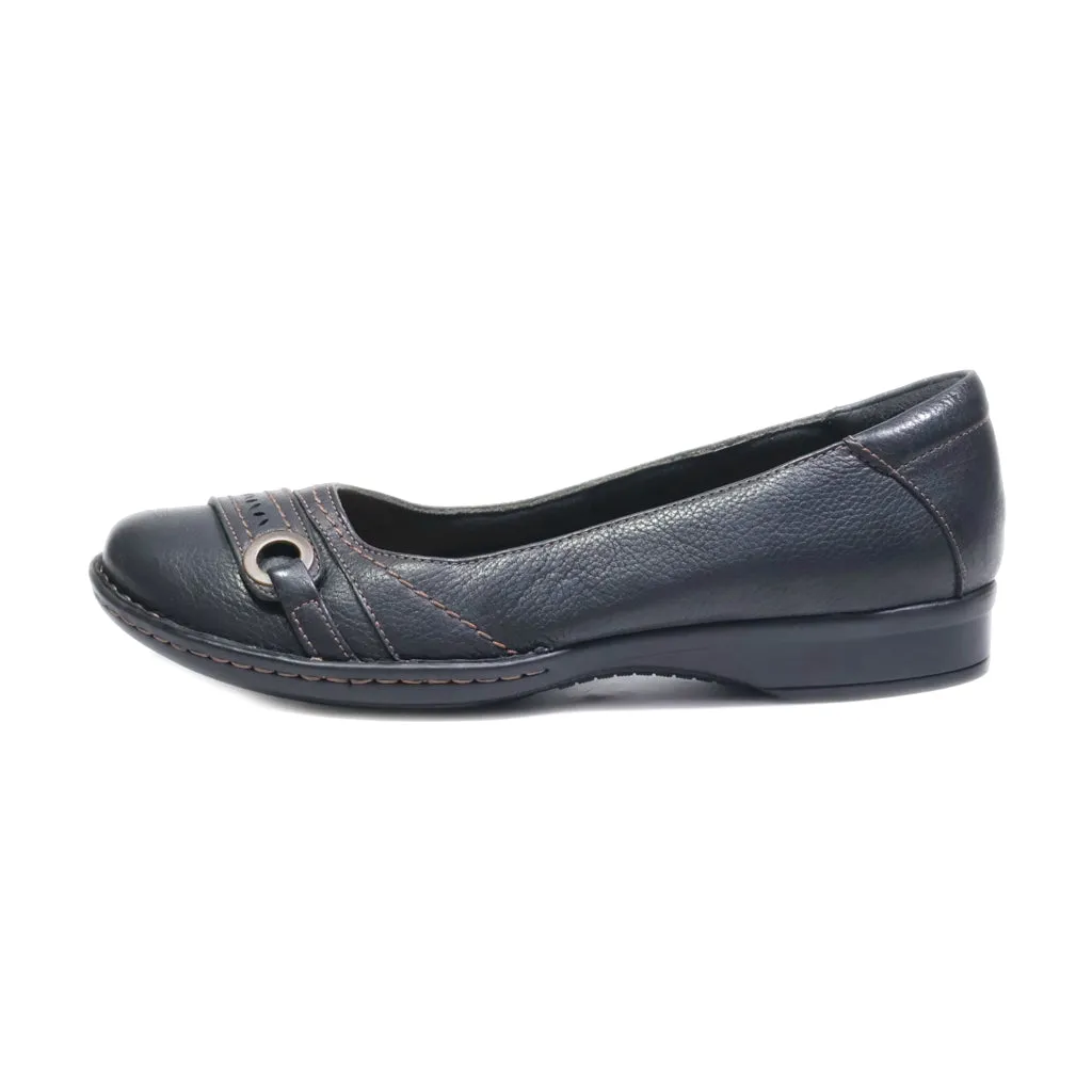 Clarks Espadrilles Leather Black Colour For Women