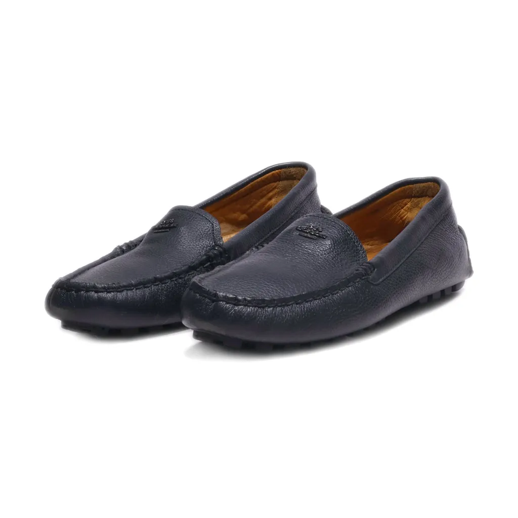 Coach Driver Loafers Leather Black Colour For Women