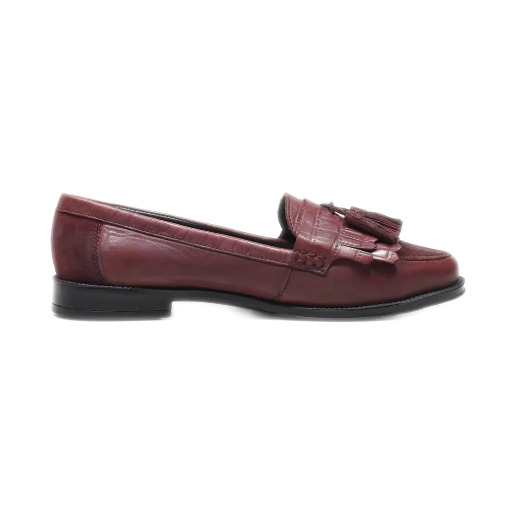 Dorothy Perkins Loafers Leather Brown Colour For Women