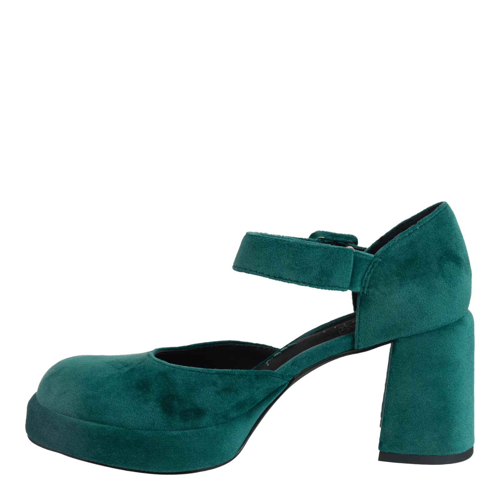 ESTONIA in EMERALD Heeled Clogs