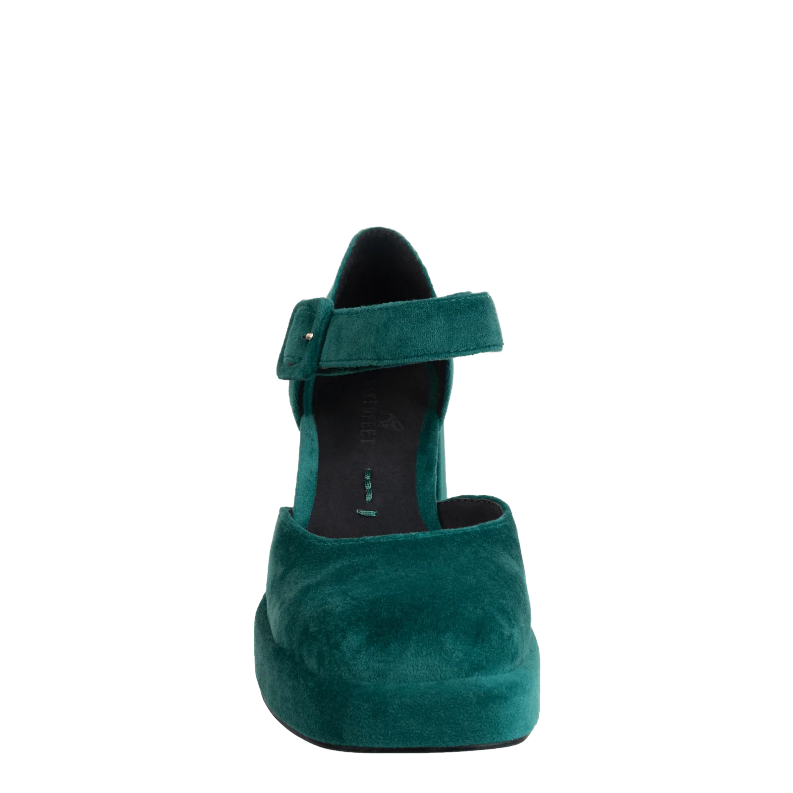 ESTONIA in EMERALD Heeled Clogs