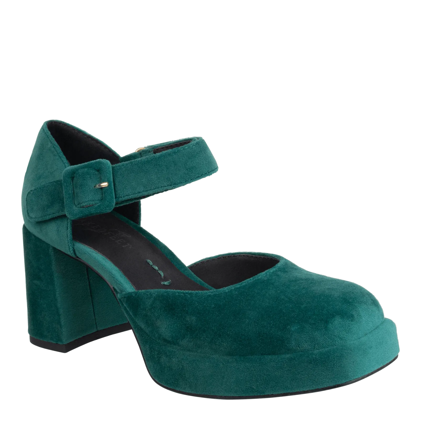 ESTONIA in EMERALD Heeled Clogs