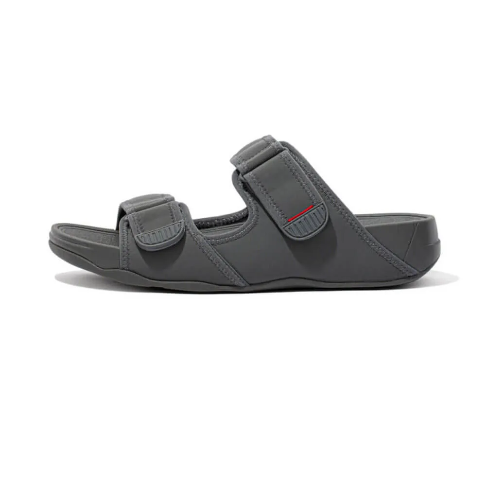 FitFlop Men's Gogh Moc Slide Sandals - Pewter Grey