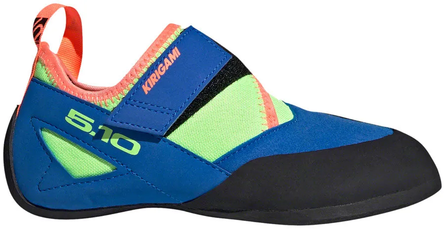 Five Ten Kirigami Kid's Climbing Shoe - Glory Blue/Signal Coral/Signal Green