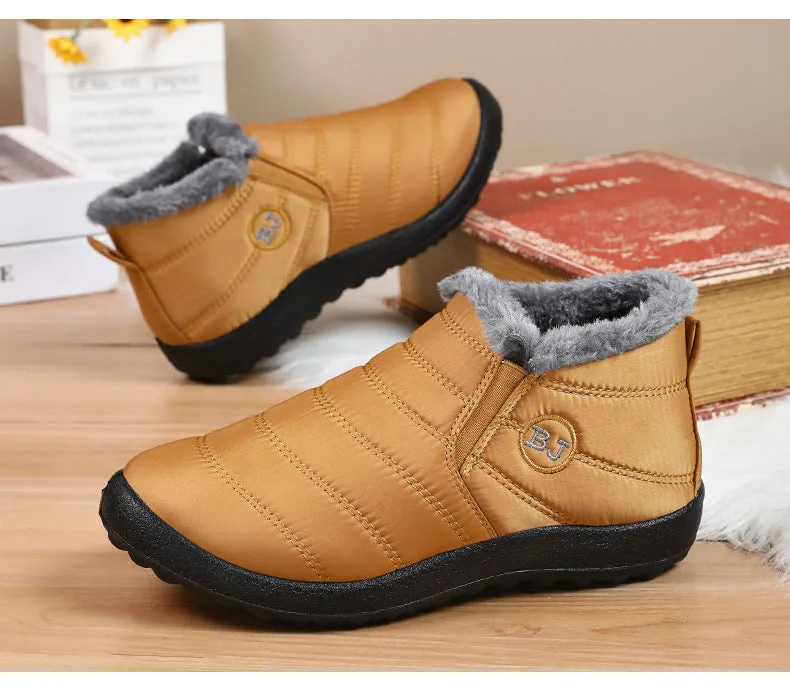 Fleece-Warm Casual Couples Cotton Boots - King Stone Brothers and Co™️