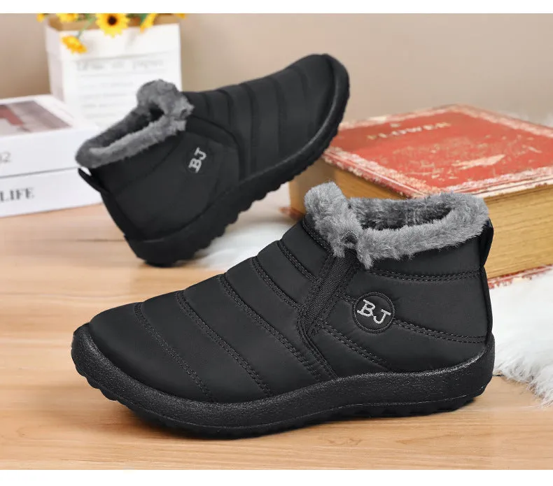 Fleece-Warm Casual Couples Cotton Boots - King Stone Brothers and Co™️