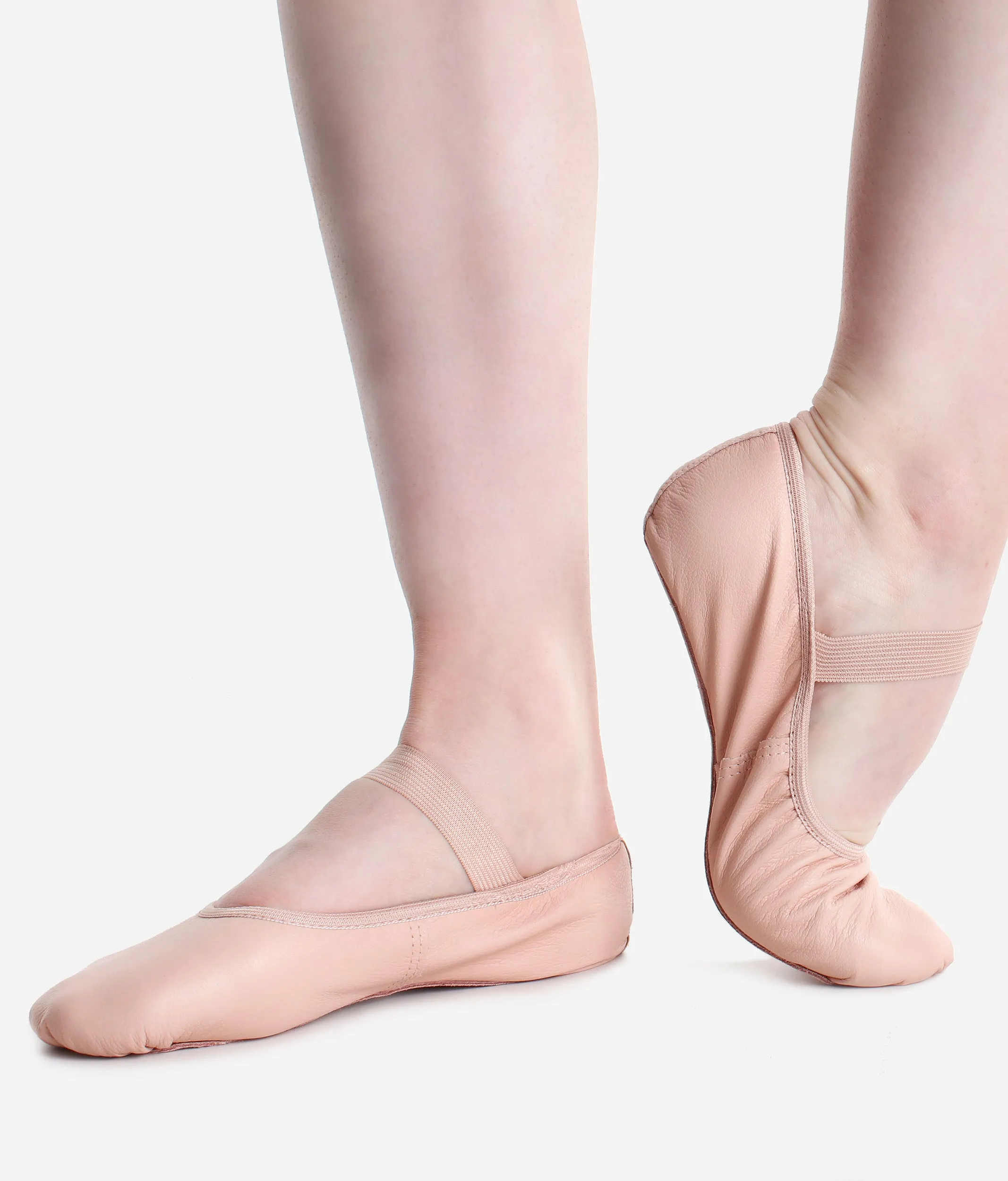 Full Sole Leather Ballet Shoes - SD69 L