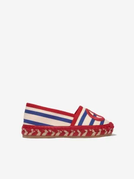 Gucci Girls Striped GG Espadrilles