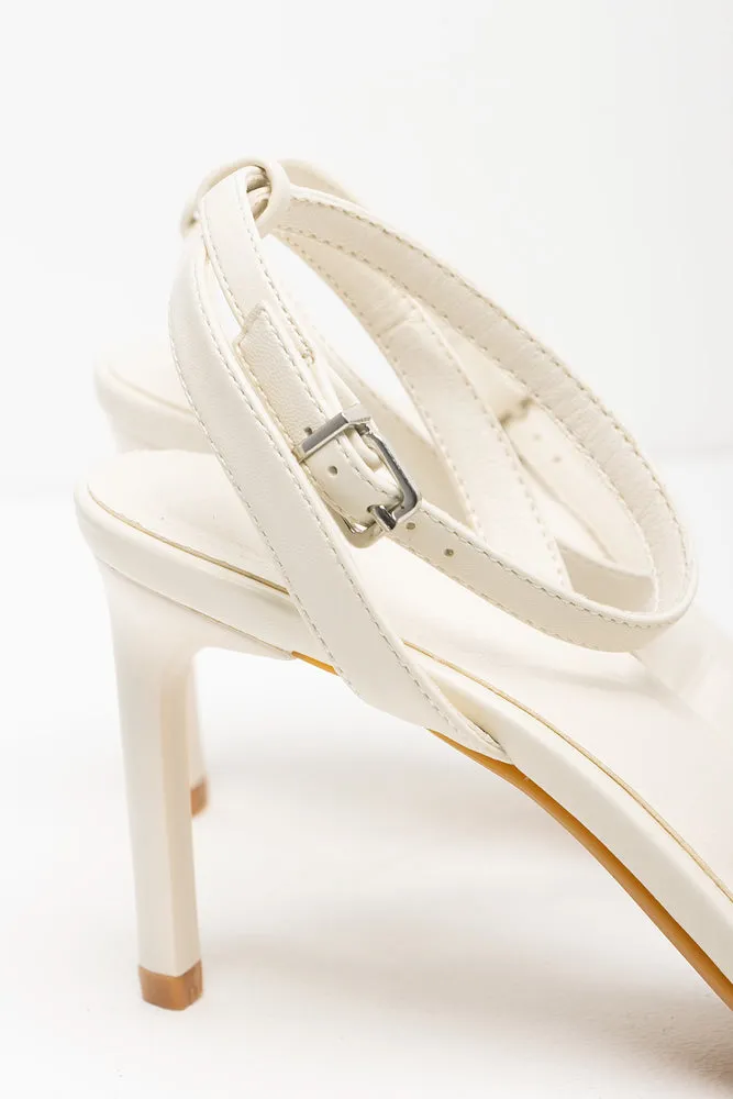 Heel Sandal White