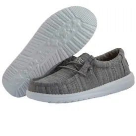 Hey Dude Wally Youth Linen Stone