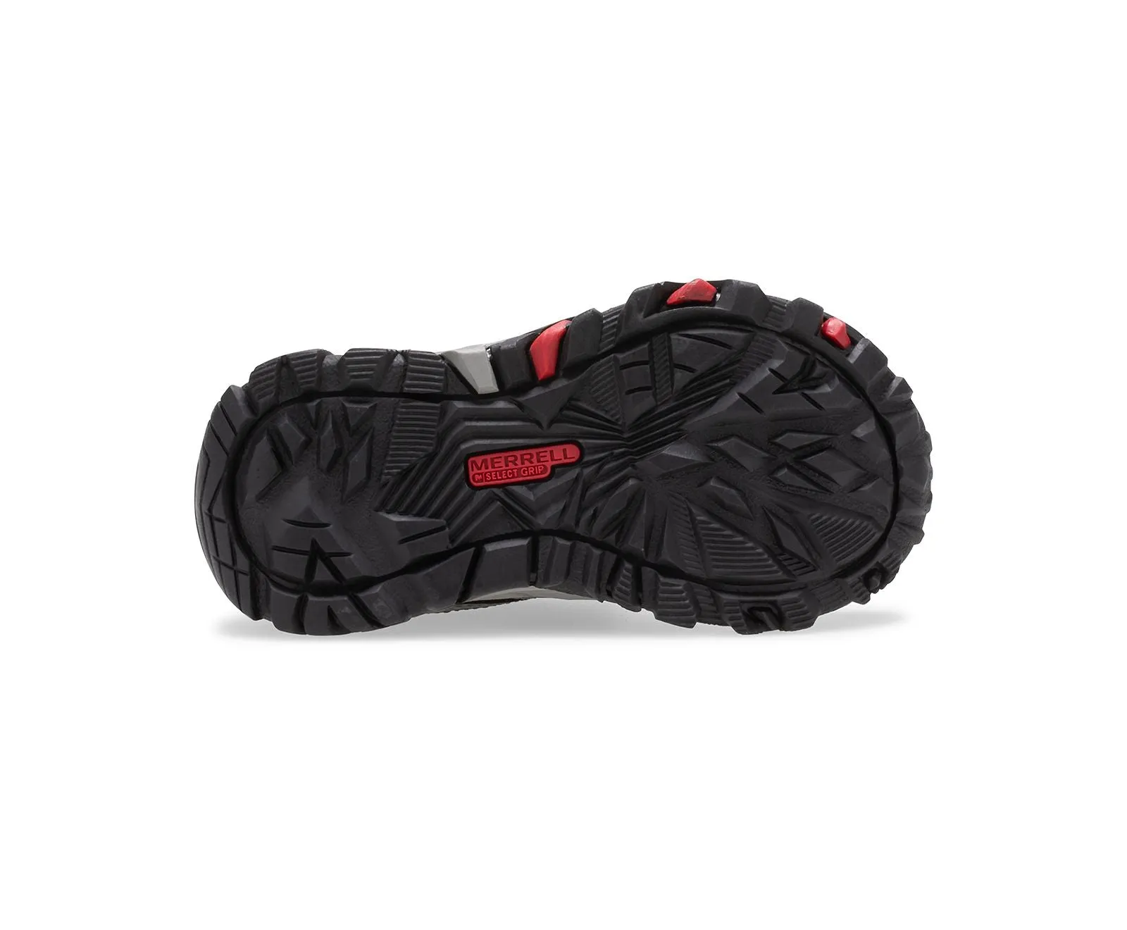 Kid's Merrell | Trail Quest Jr Sneaker | Grey Black Red