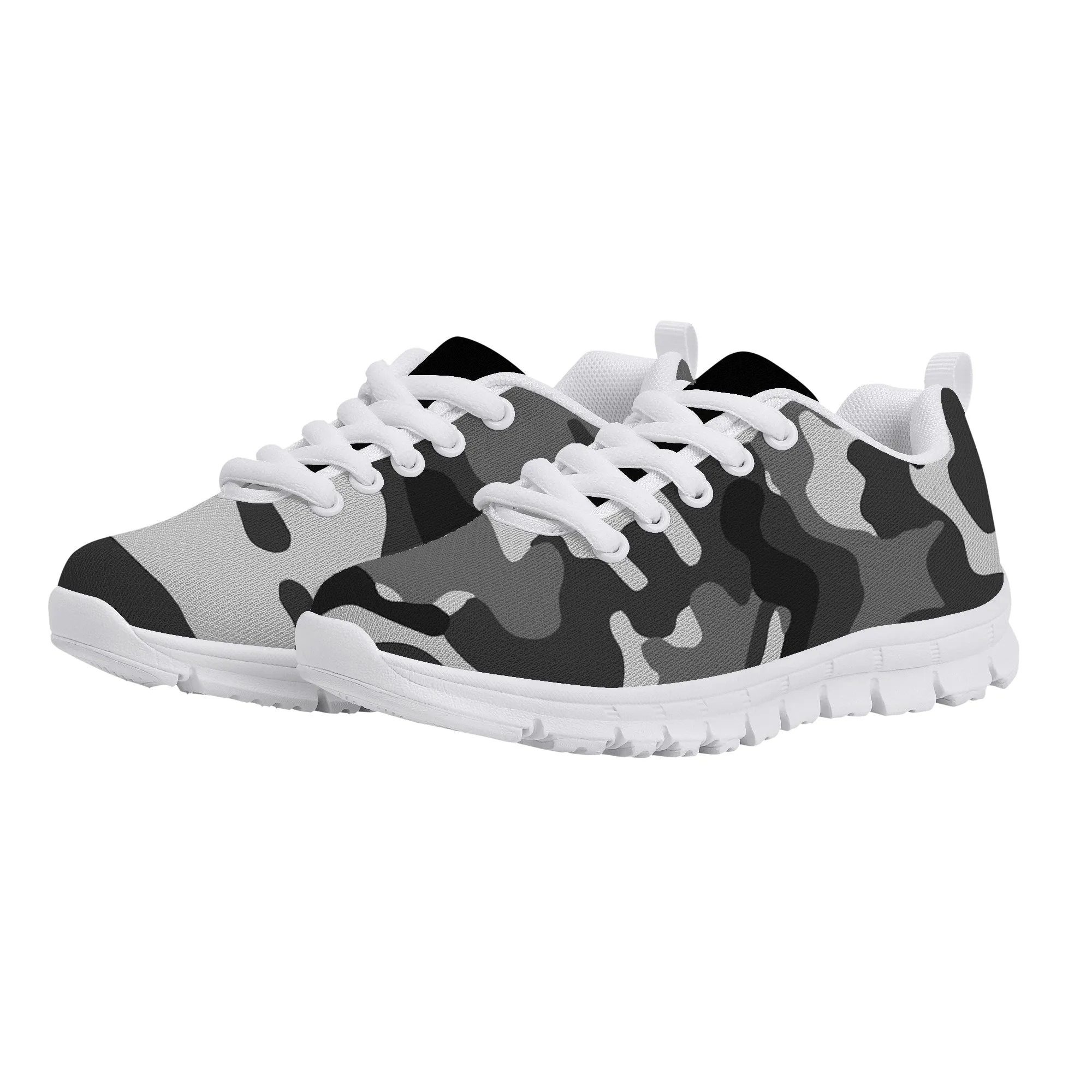 Kids Sneakers - Black/Grey