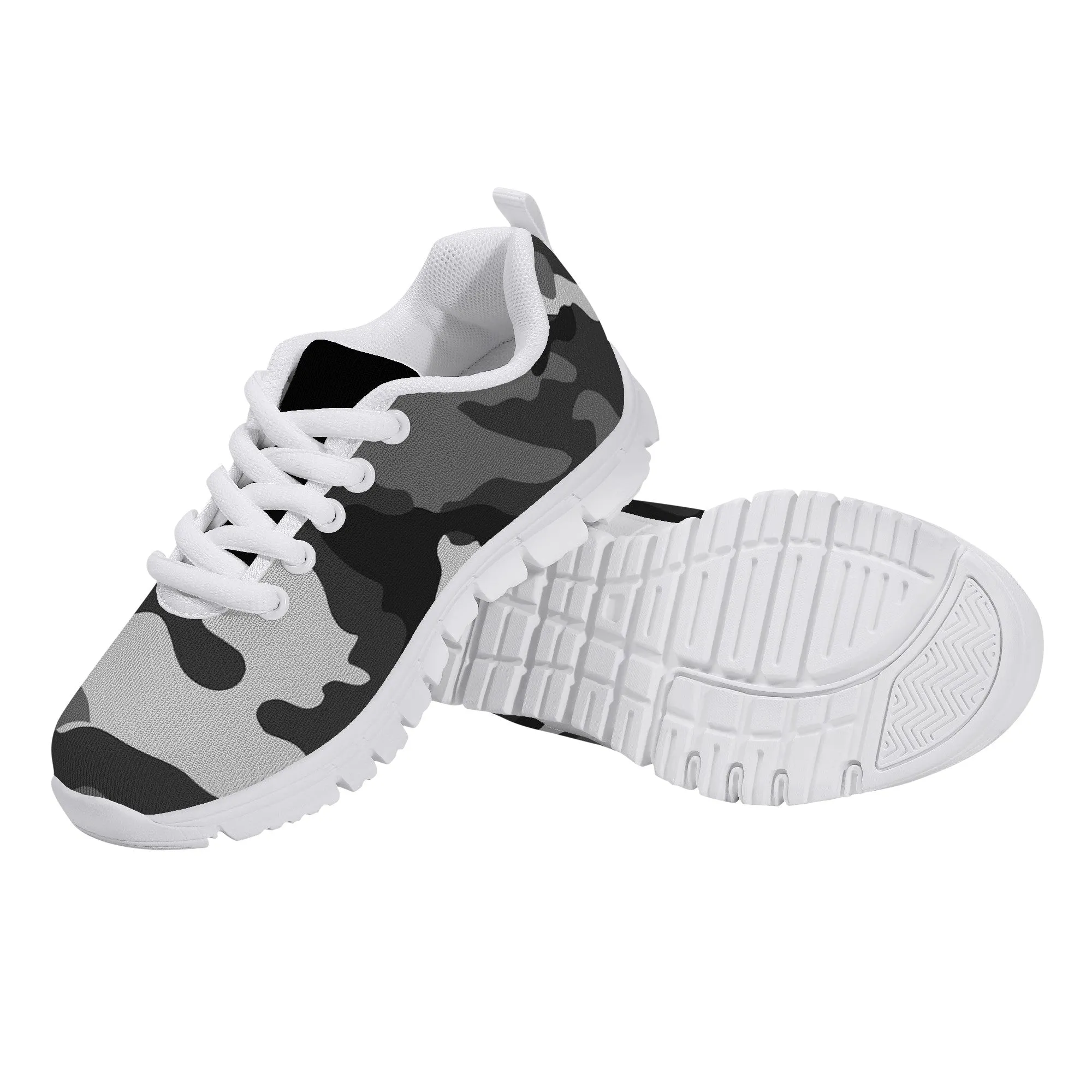 Kids Sneakers - Black/Grey