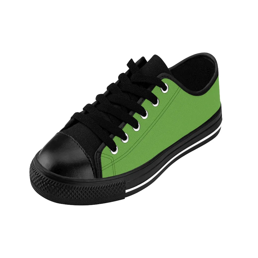 Light Green Color Women's Sneakers, Lightweight Low Tops Tennis Running Casual Shoes For Women