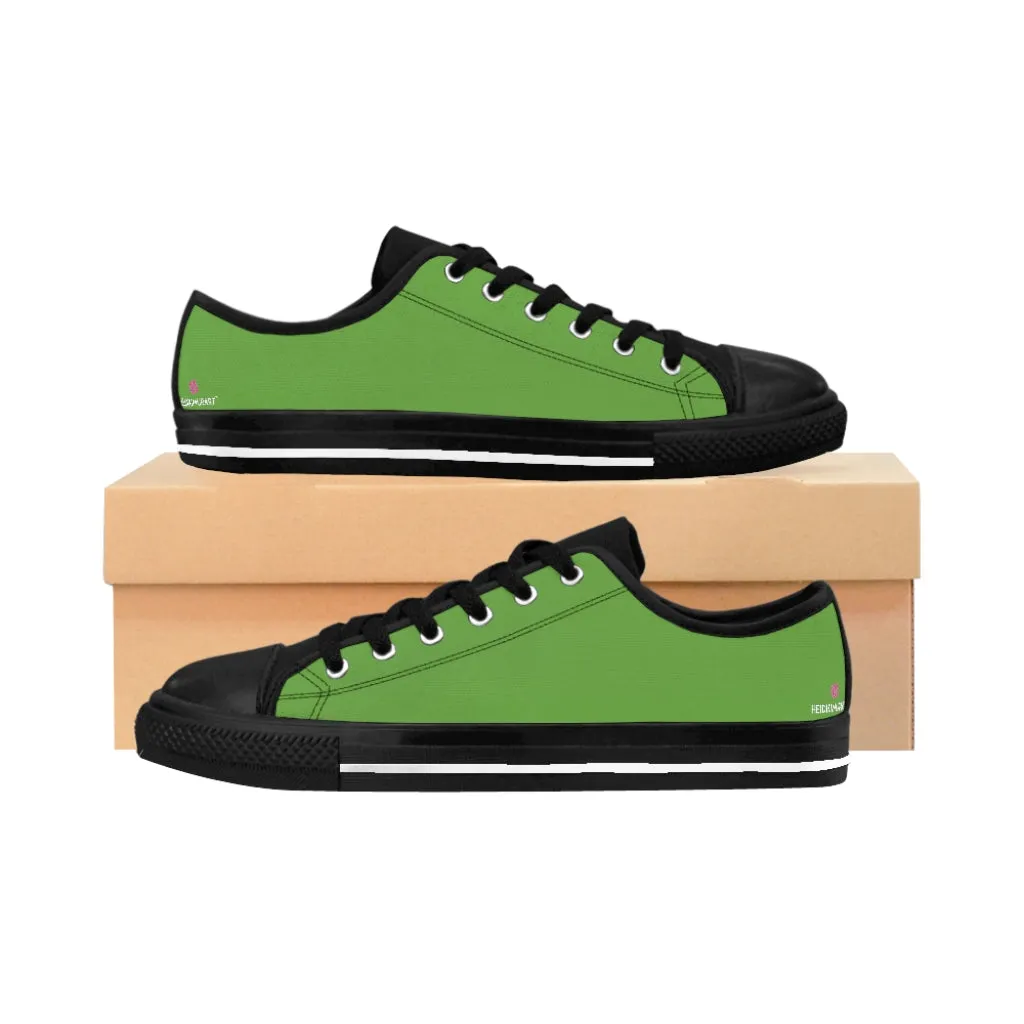 Light Green Color Women's Sneakers, Lightweight Low Tops Tennis Running Casual Shoes For Women