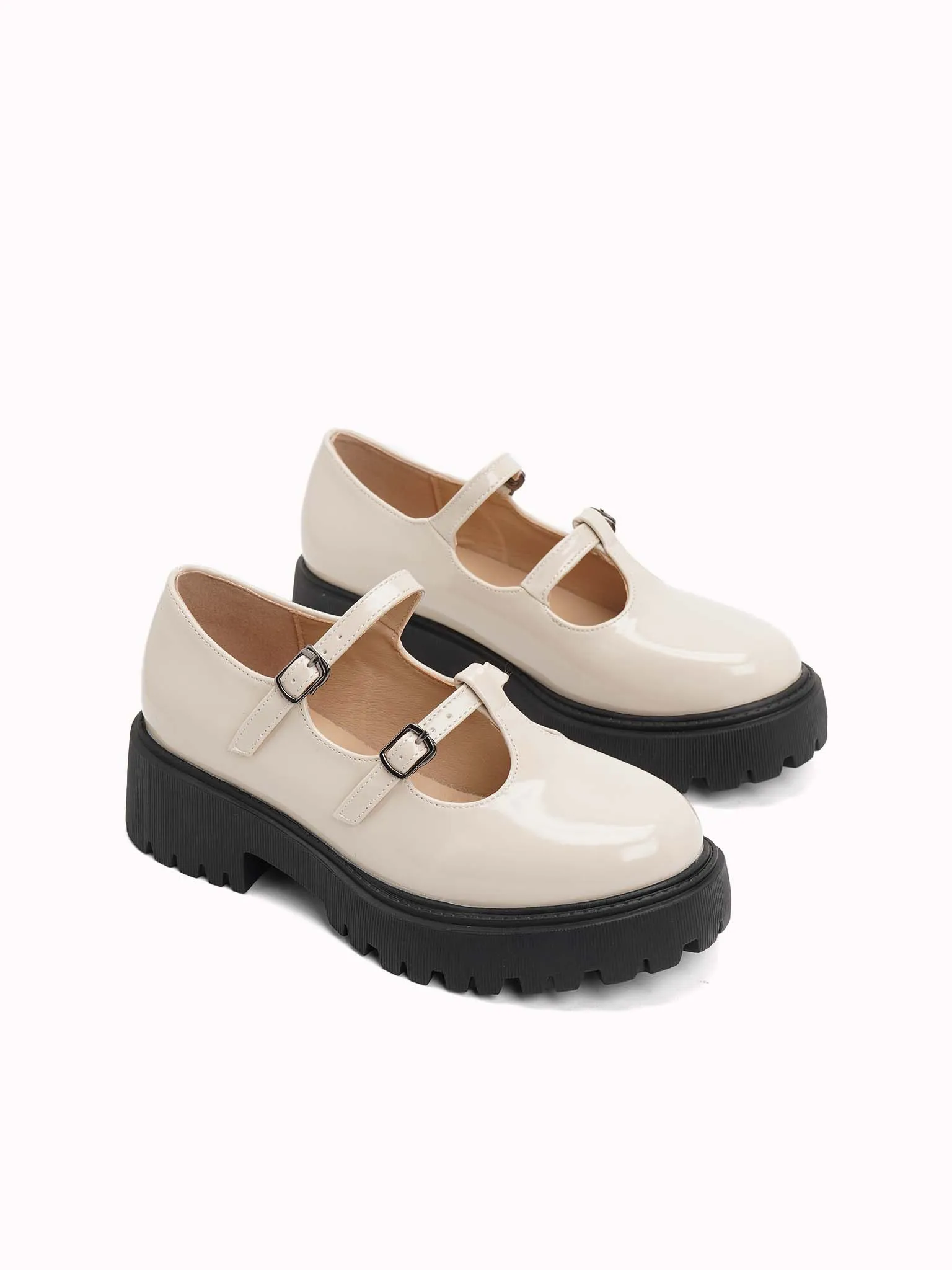 Lorena  Platform Mary Janes