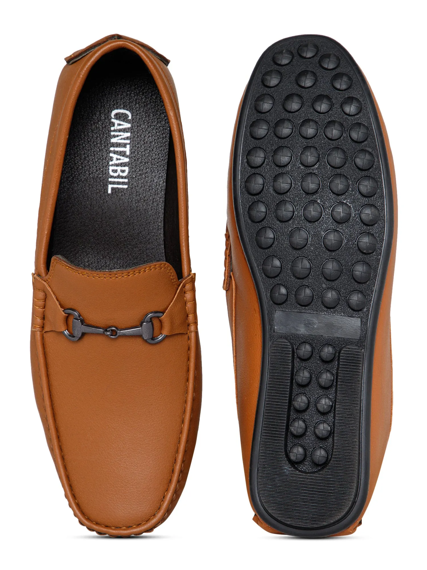 Men Slip-on Tan Casual Loafer