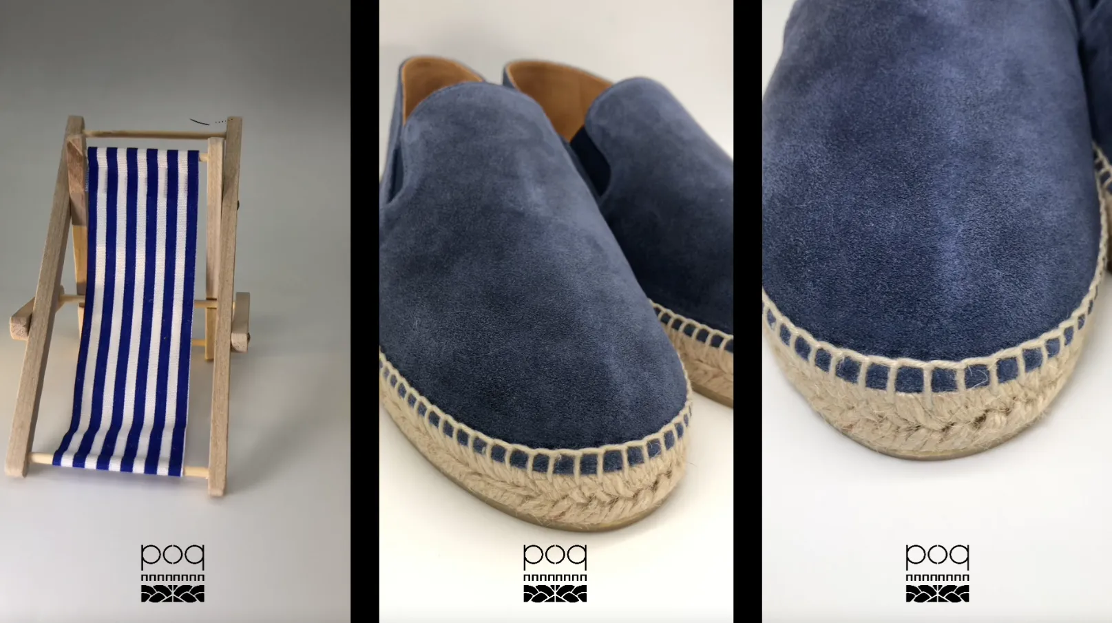 Men's Espadrilles Jonathan Navy Blue Genuine Leather