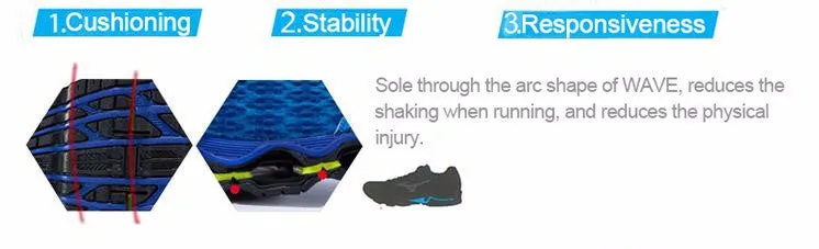 MIZUNO Men Wave PROPHECY 5 Breathable Light Weight Cushioning Jogging Running Shoes Sneakers Sport Shoes