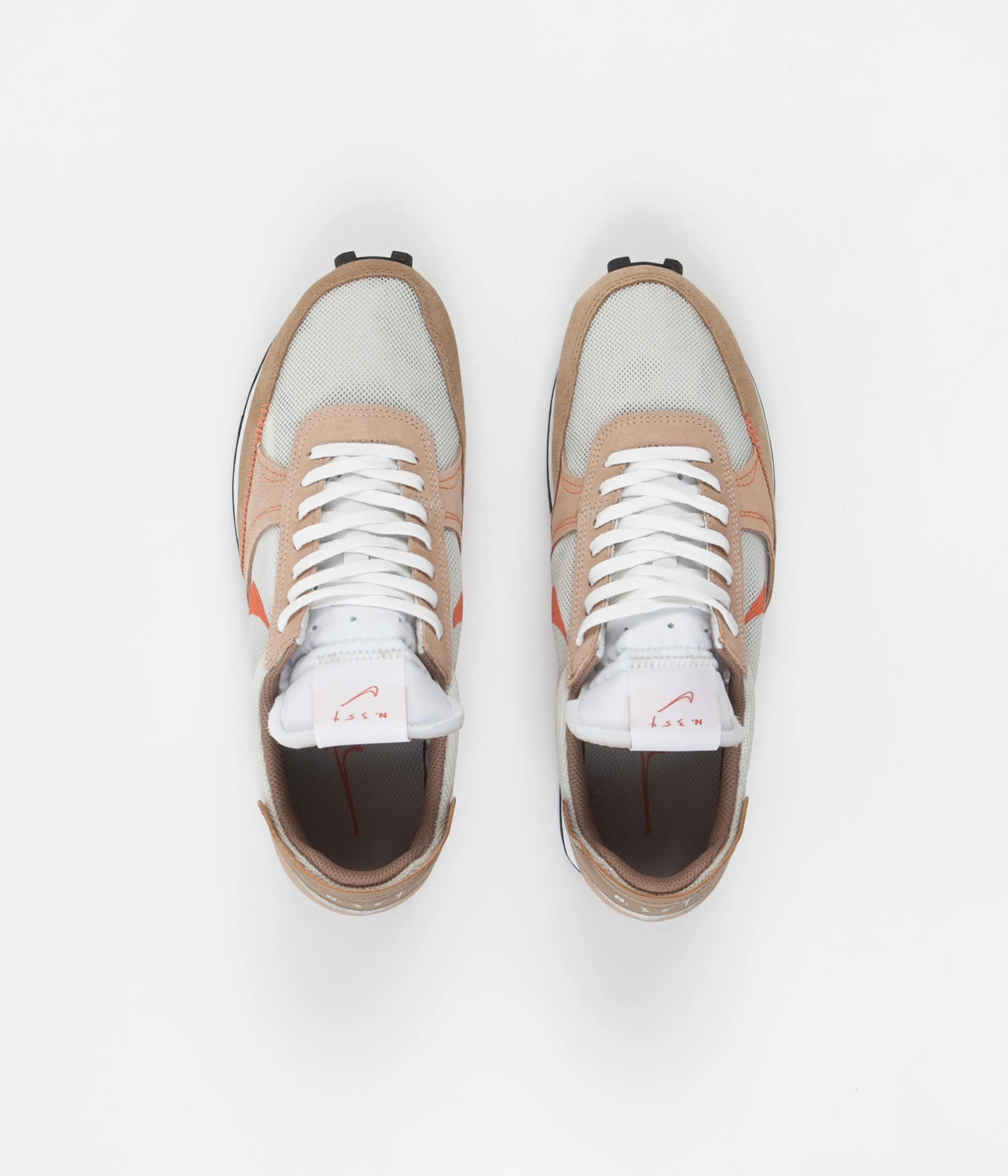 Nike Daybreak Type Shoes - Light Bone / Orange - Dark Driftwood