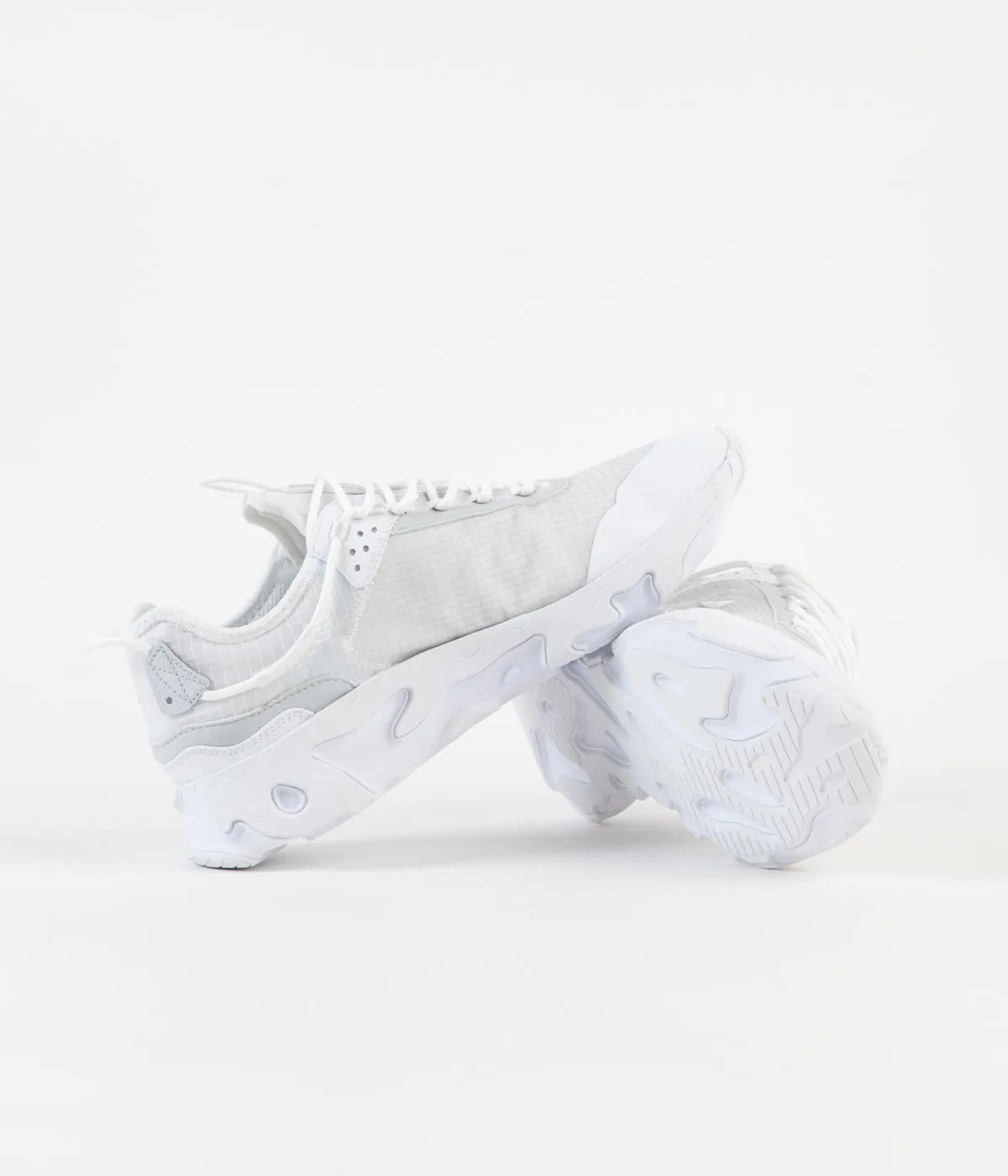 Nike React Live Shoes - White / White - Pure Platinum