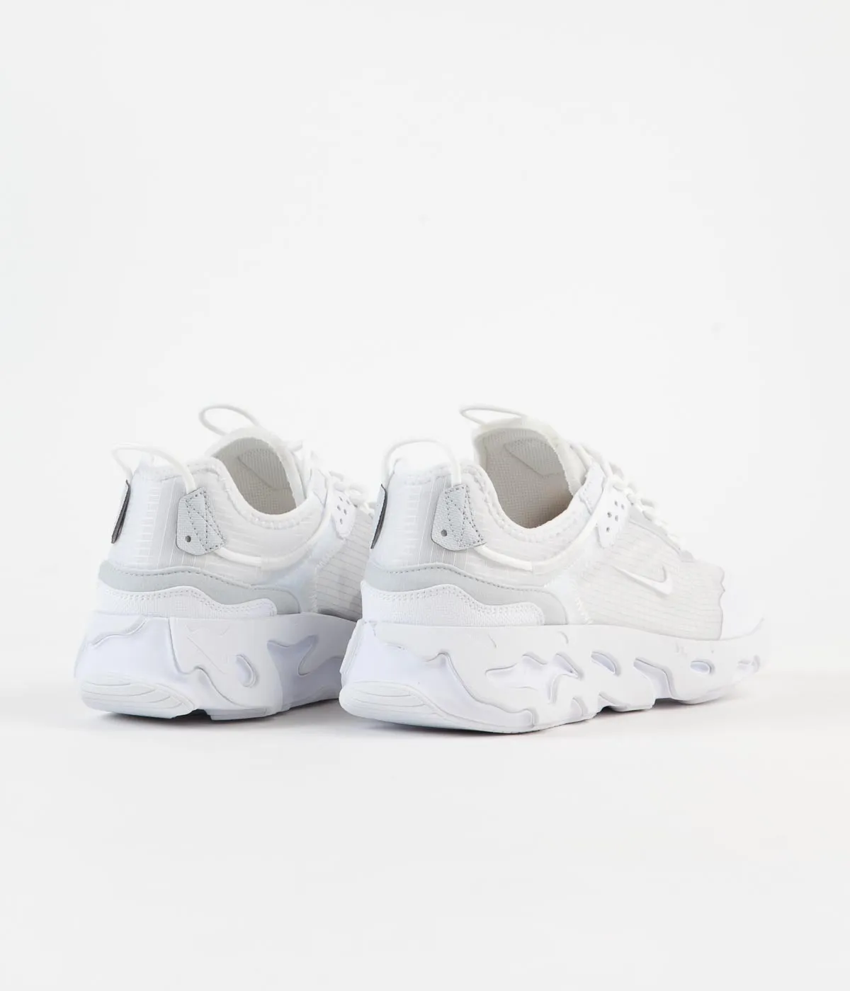 Nike React Live Shoes - White / White - Pure Platinum