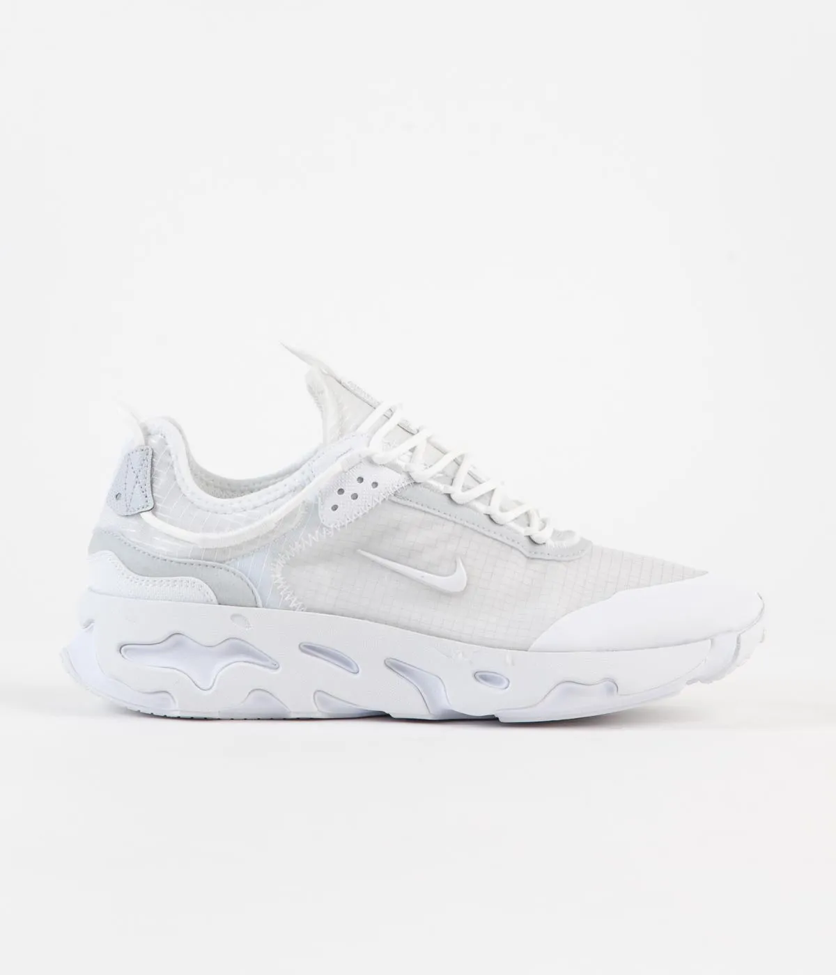 Nike React Live Shoes - White / White - Pure Platinum