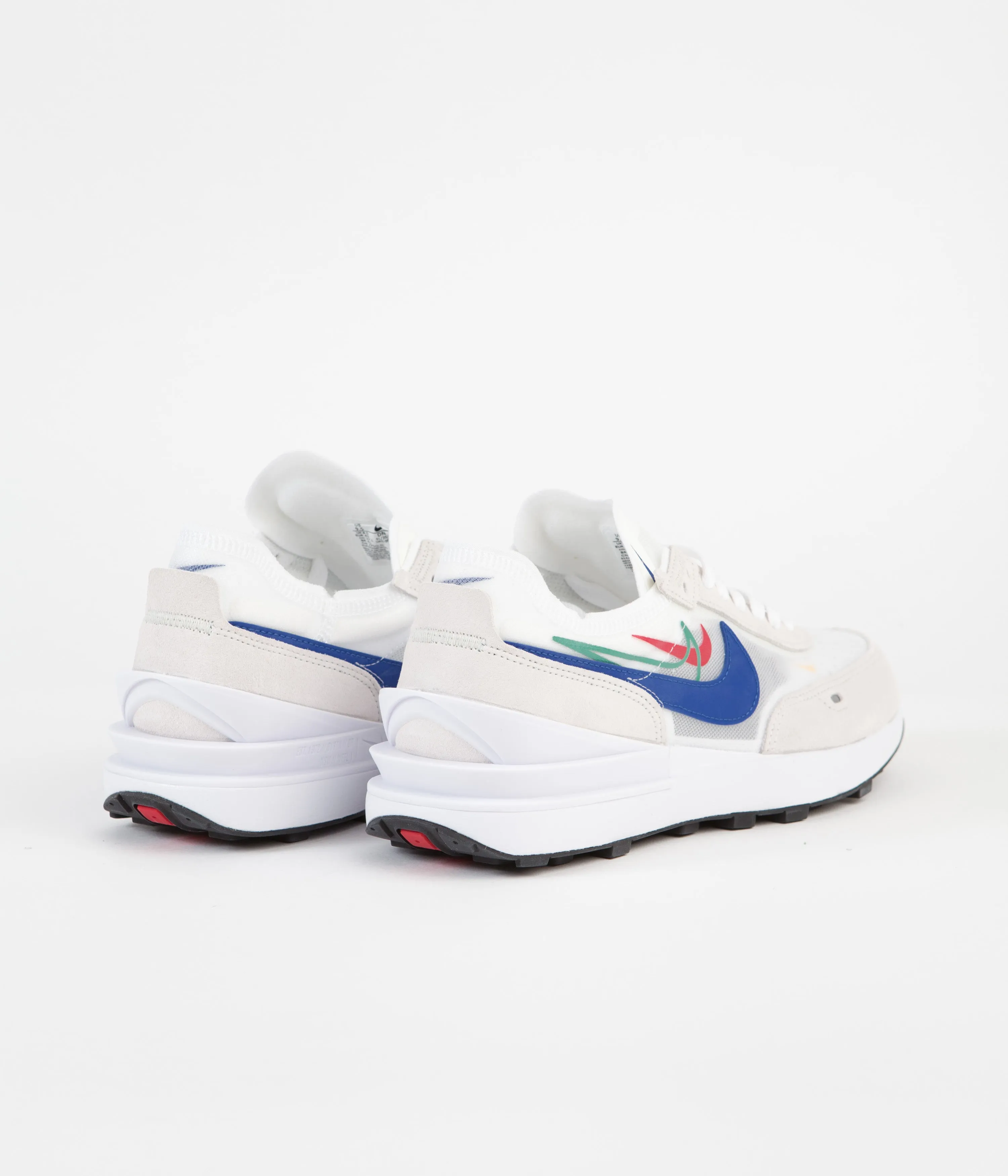 Nike Waffle One Shoes - White / Game Royal - Sail - University Red