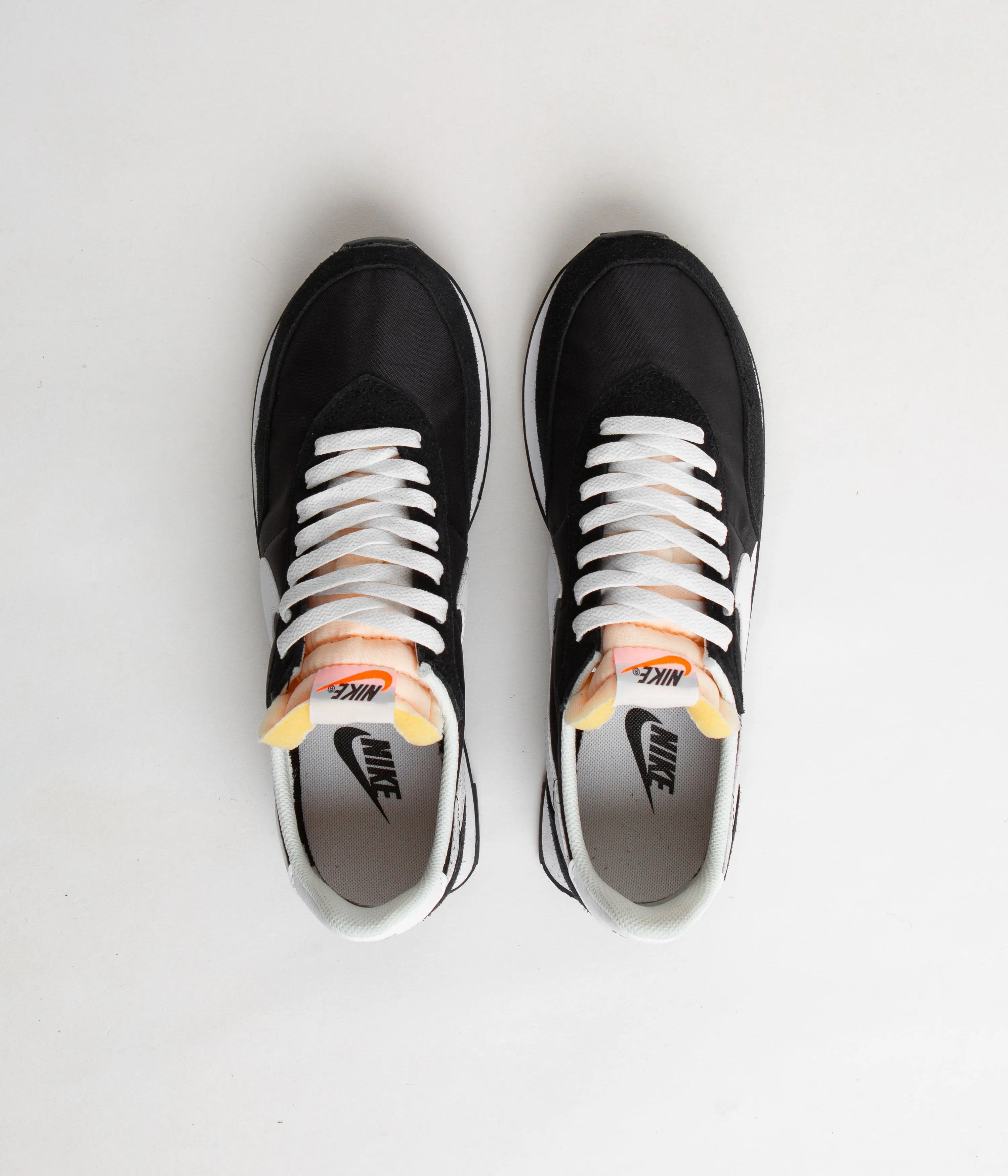 Nike Waffle Trainer 2 Shoes - Black / White - Sail - Total Orange