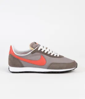 Nike Waffle Trainer 2 Shoes - Moon Fossil / Team Orange - Ironstone - Sail