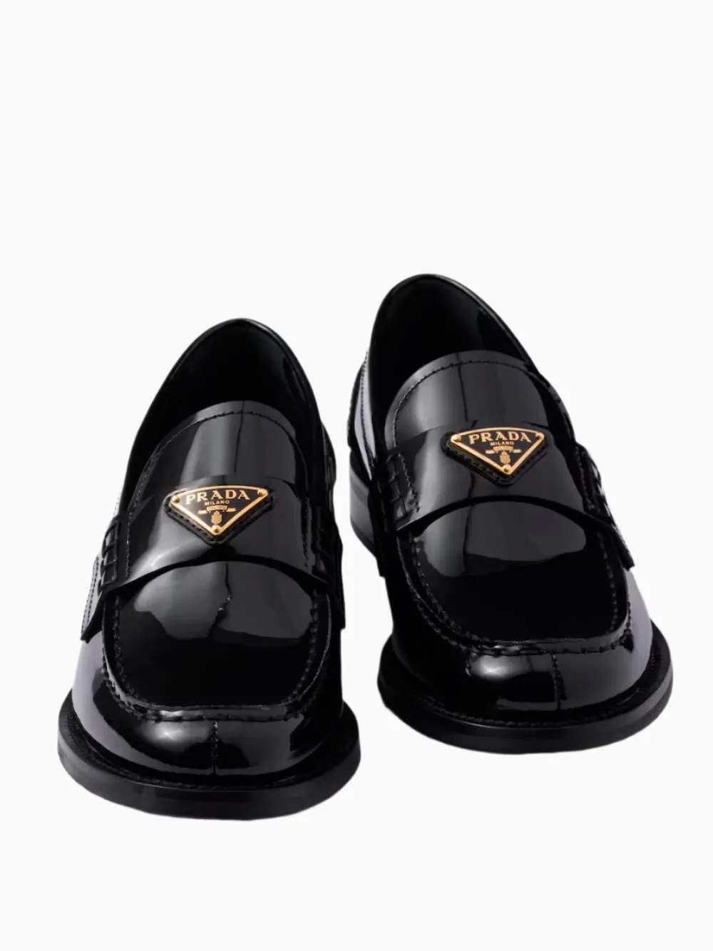 Patent leather loafers