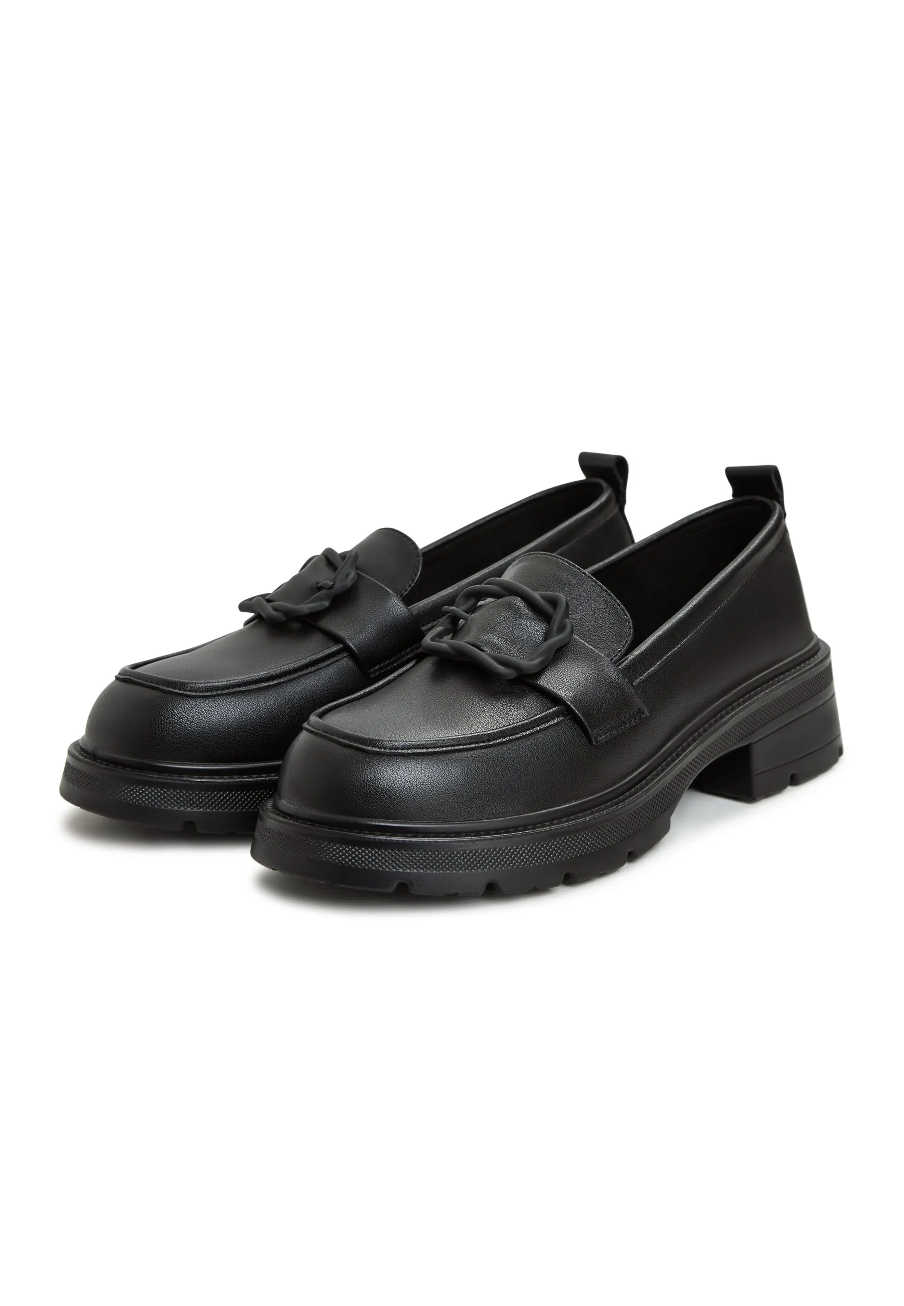 Platform Loafers Sari - Black