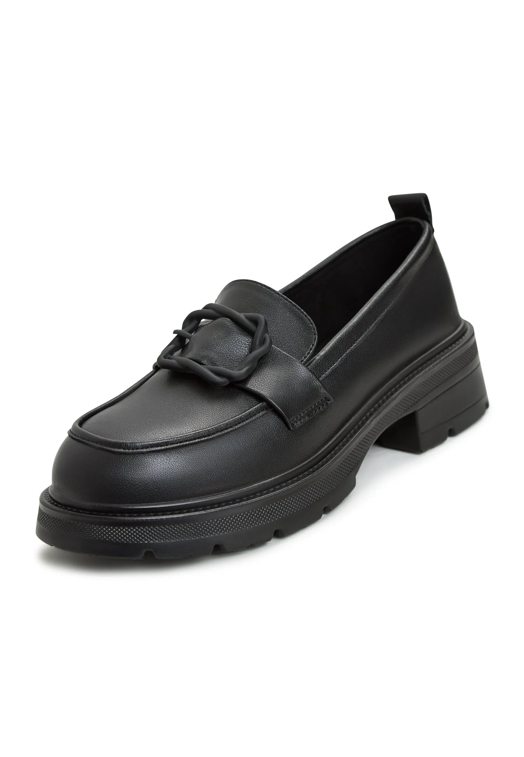 Platform Loafers Sari - Black