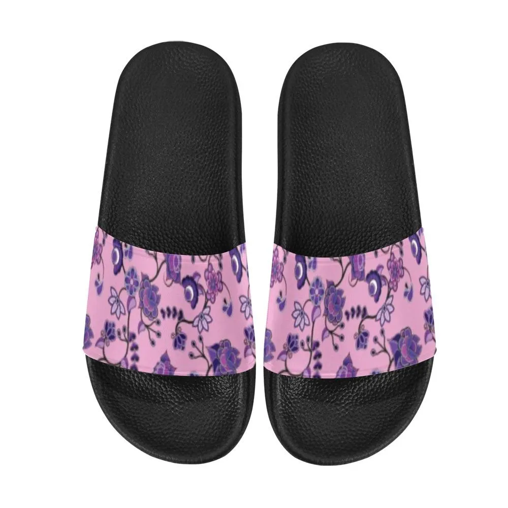 Purple Floral Amour Women's Slide Sandals