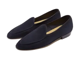 Sagan Classic Loafers in Midnight Navy Asteria Suede