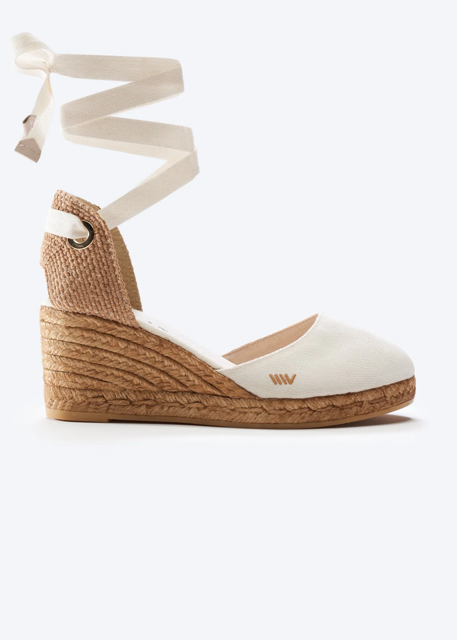 Sagaro Limited Edition Canvas Espadrille Wedges