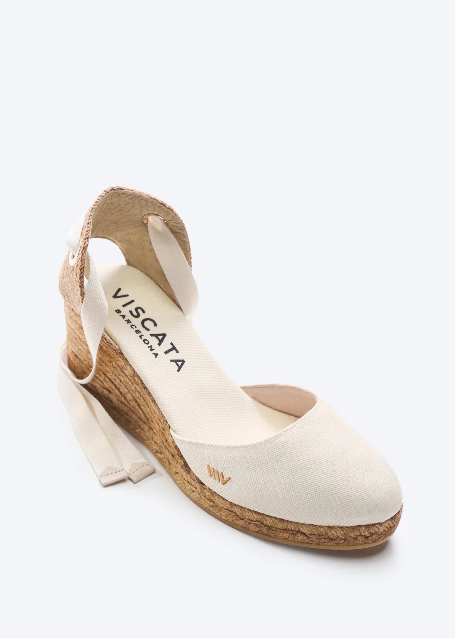 Sagaro Limited Edition Canvas Espadrille Wedges