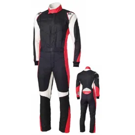 Simpson Six O Racing Suit - Black/Red