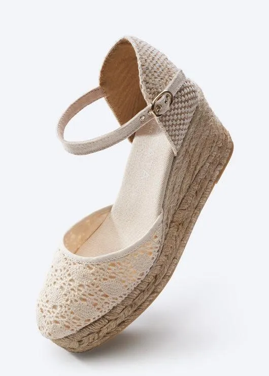 Solsona Crochet Espadrille Wedges