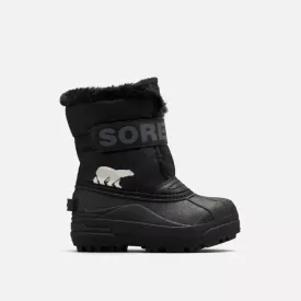 Sorel Black/Charcoal Toddler Snow Commander Boot