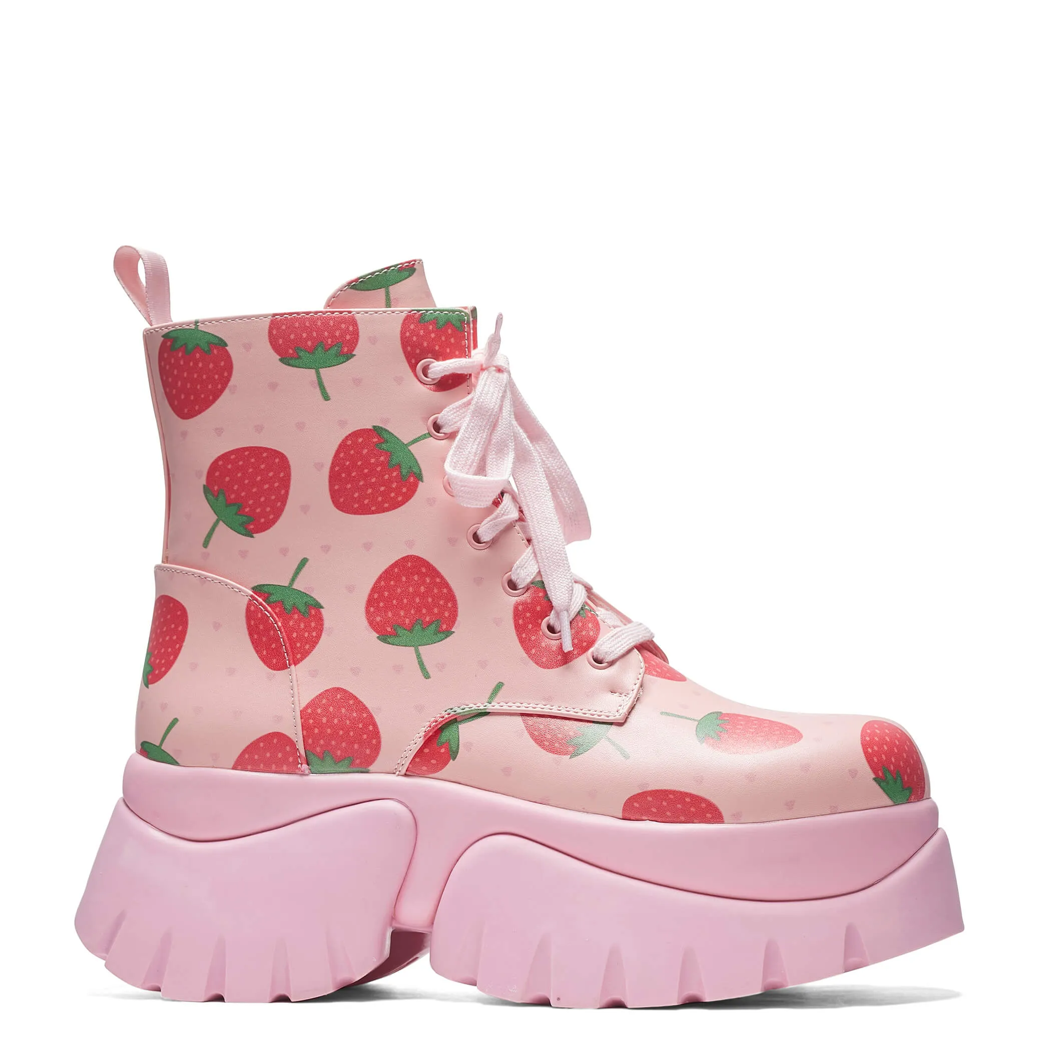 Strawberry Spongecake Pink 'Monster' Boots