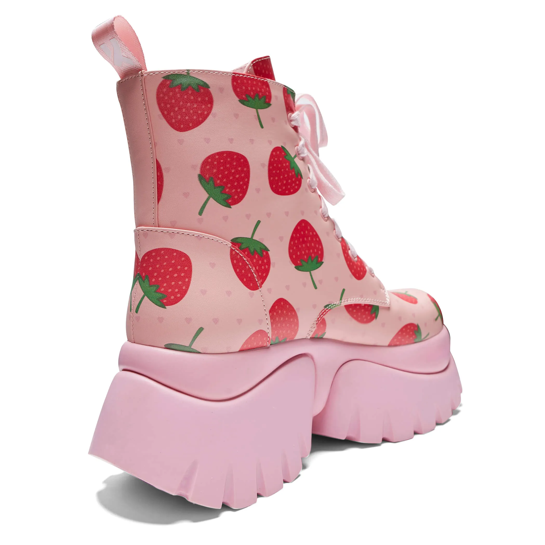 Strawberry Spongecake Pink 'Monster' Boots