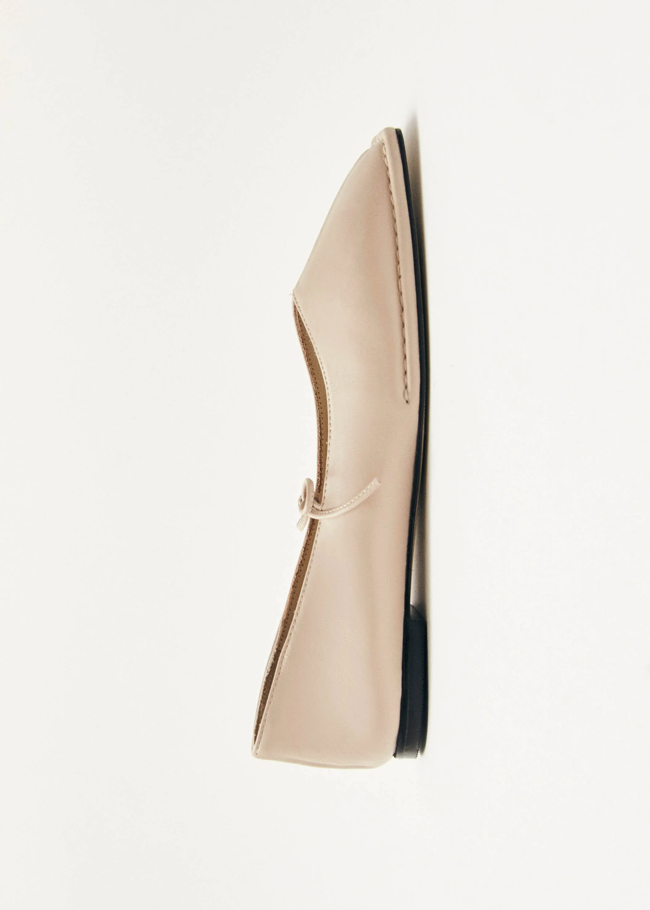 Sway Cream Leather Ballet Flats